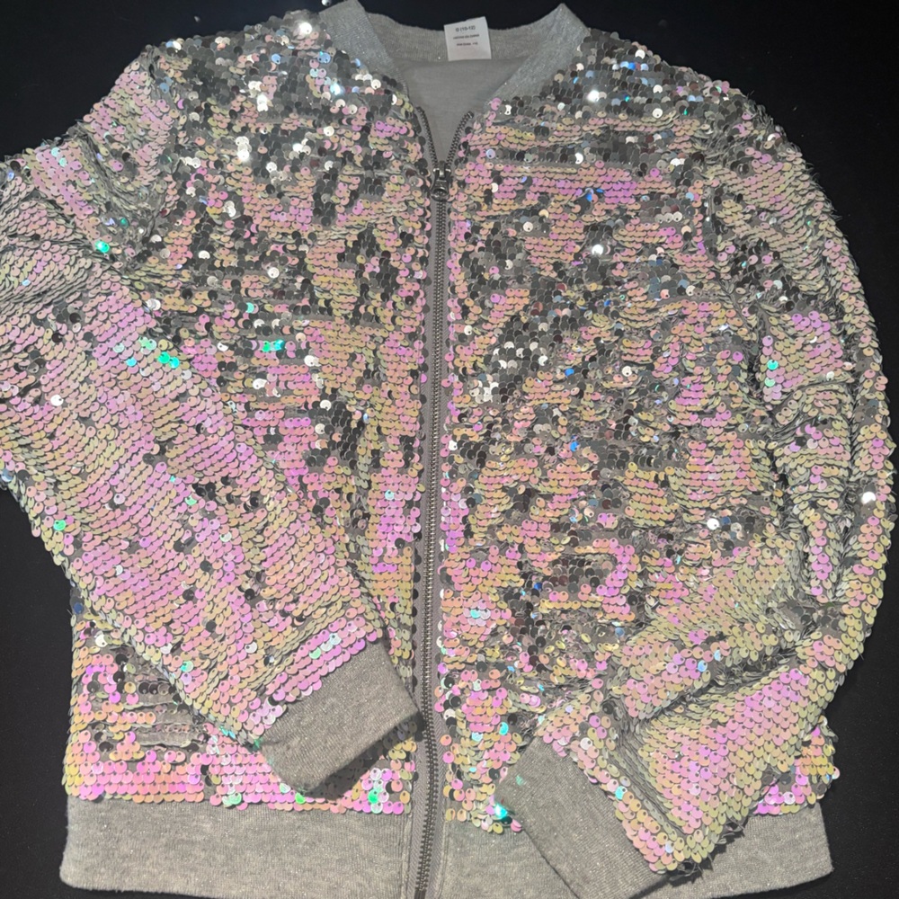 Wonder Nation Sequin Jacket - Pink and Silver